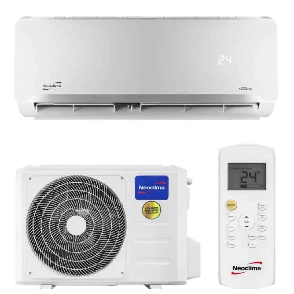 Кондиціонер Neoclima SkyCold 2.0 NS/NU-24EHBIw1, інвертор, 70 м2, до -25°С, A++/A+, R32 UA